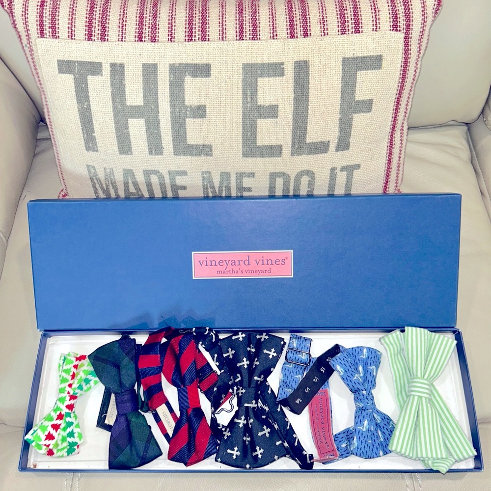 Bow Ties-Children’s, group of 6 sold together. 1 Vineyard Vines, 2 J.Crew, 3misc